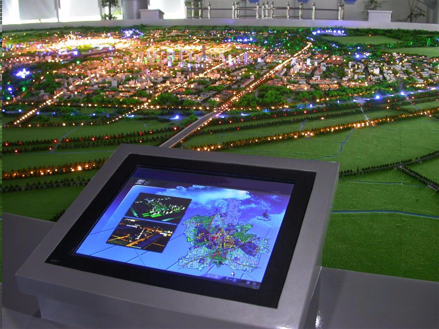 浙江規劃沙盤模型1:1500